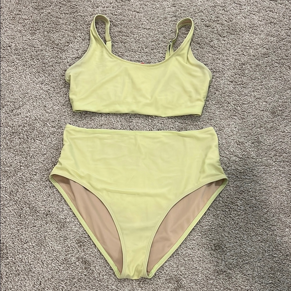 Old Navy Lemon Lime Bikini Set